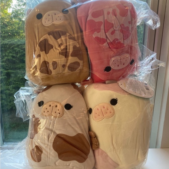 NWT 8 inch sea cow bundle of 4 Squishmallows